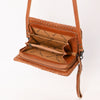 ADBG485 American Darling Braided Cowhide Leather Organiser Bag