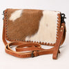 ADBG485 American Darling Braided Cowhide Leather Organiser Bag