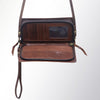 ADBGM169 Hand-Painted Leather Crossbody Purse - Multiple Western Scene