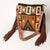 ADBGA218 American Darling Saddle Blanket Large Cross body Bag Leather Fringe