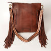 ADBGA218 American Darling Saddle Blanket Large Cross body Bag Leather Fringe