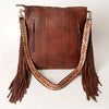 ADBGA218 American Darling Saddle Blanket Large Cross body Bag Leather Fringe