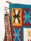 ADBGA218 American Darling Saddle Blanket Large Cross body Bag Leather Fringe