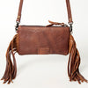 ADBGS142 Mini Crossbody - Hair-On Leather Fringe Bag with Removable Strap