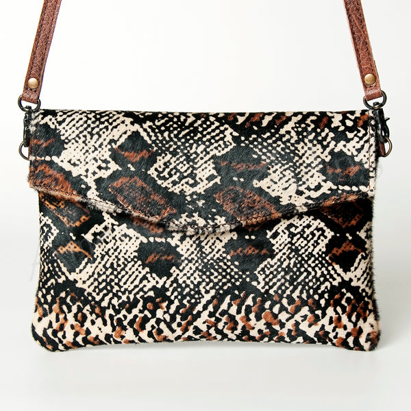 ADBGS178 Envelope Hair-On Genuine Western Leather Women Bag Becca