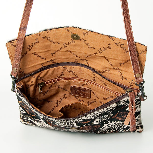 ADBGS178 Envelope Hair-On Genuine Western Leather Women Bag Becca