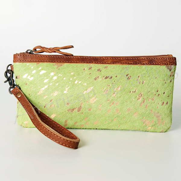 ADBG344 American Darling Hair-On Cowhide Wristlet Bag