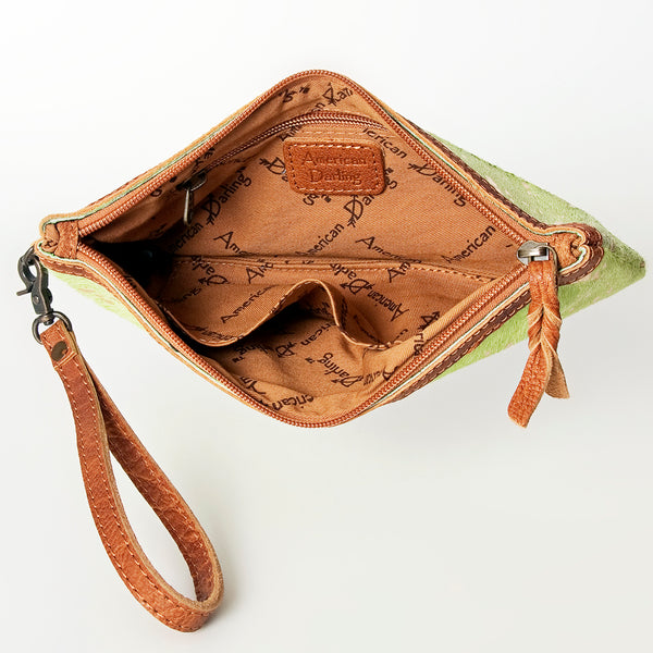ADBG344 American Darling Hair-On Cowhide Wristlet Bag