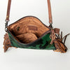 ADBG109 American Darling Hair-On Cowhide Crossbody Bag - Genuine Leather Western Purse