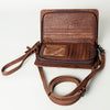 ADBG485 American Darling Hair-On Cowhide Organiser Bag