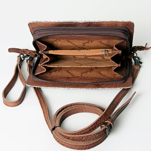 ADBG485 American Darling Hair-On Cowhide Organiser Bag