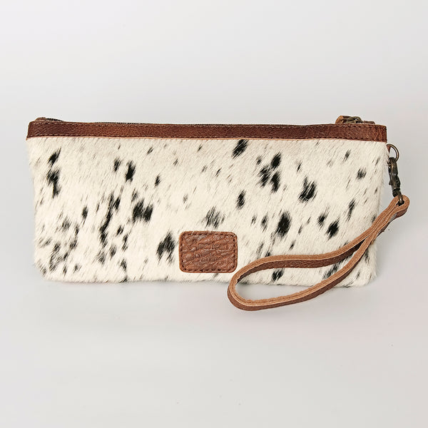 ADBG344 American Darling Hand Tooled Leather Wristlet Bag
