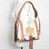 ADBG803TB American Darling Hair-on-Hide & Hand-Tooled Leather Thunderbird Hobo Bag