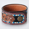 LC-ADBRF170 carved Genuine Leather Bracelet women