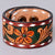 LC-ADBRF182 carved Genuine Leather Bracelet women