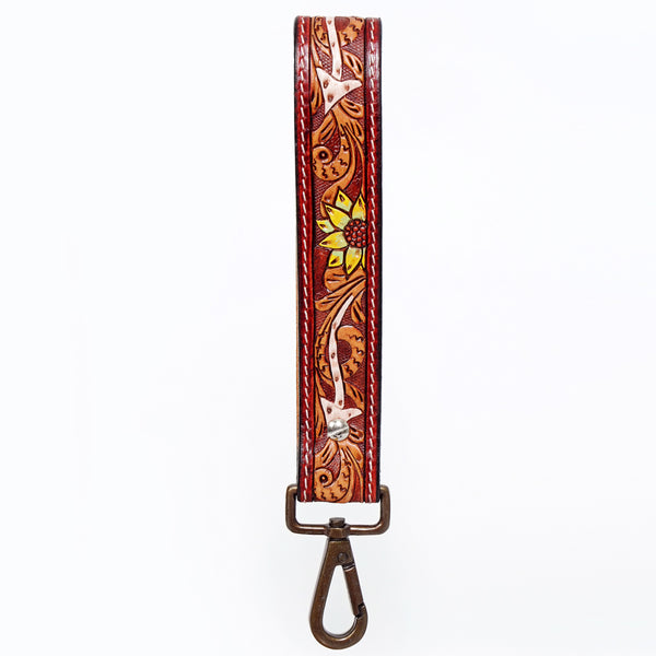 LC-ADWSF122 Genuine Leather Handle Strap For Wristlet Bags