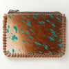 ADBG536 American Darling Handcrafted Braided Hair-On Cowhide Coin Purse Bag