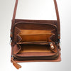 ADBGM169 Hand-Painted Leather Crossbody Purse - Multiple Western Scene
