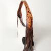 ADBG803 American Darling Western Hobo Bag Hair-On Cowhide & Tooled Leather Shoulder Purse