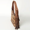 ADBG803 American Darling Handcrafted Cowhide Hobo Bag Tooled Leather Fringe Shoulder Bag