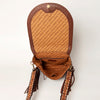 ADBGA163 American Darling Hand Tooled Floral Carved Genuine Leather Messenger
