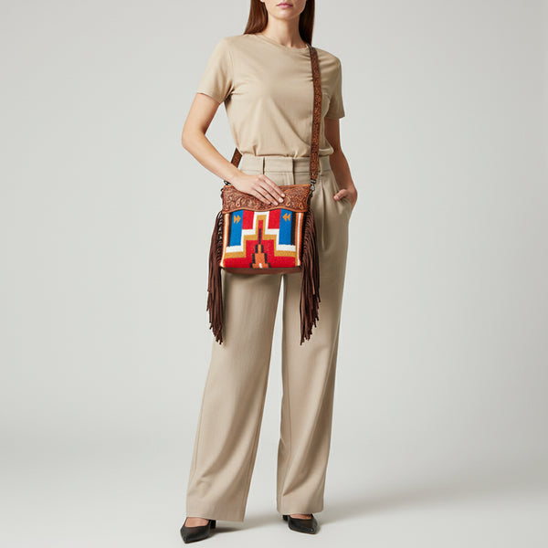LC-ADBGZ554 Crossbody Genuine Western Leather Women Bag