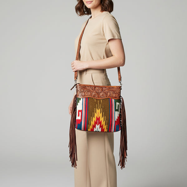 LC-ADBGZ573 Crossbody Genuine Western Leather Women Bag
