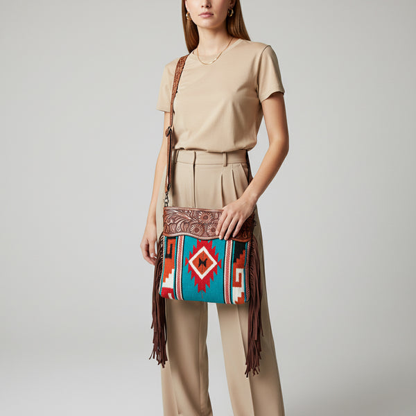 LC-ADBGZ576Crossbody Genuine Western Leather Women Bag
