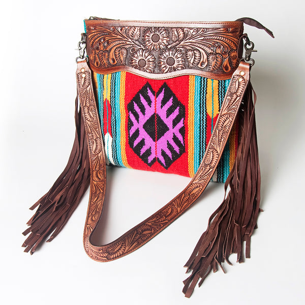 LC-ADBGZ581 Crossbody Genuine Western Leather Women Bag