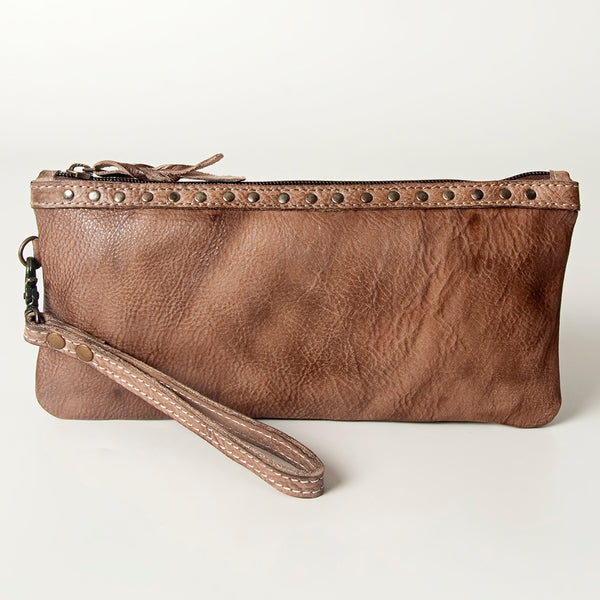 LC-NMBG101 Wristlet Genuine Leather women bag western Bag