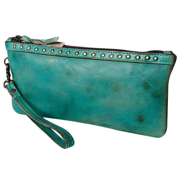 LC-NMBG101 Wristlet Genuine Leather women bag western Bag