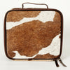 ADBGA225 American Darling Hair on Hide Makeup Bag Western Leather Travel Case