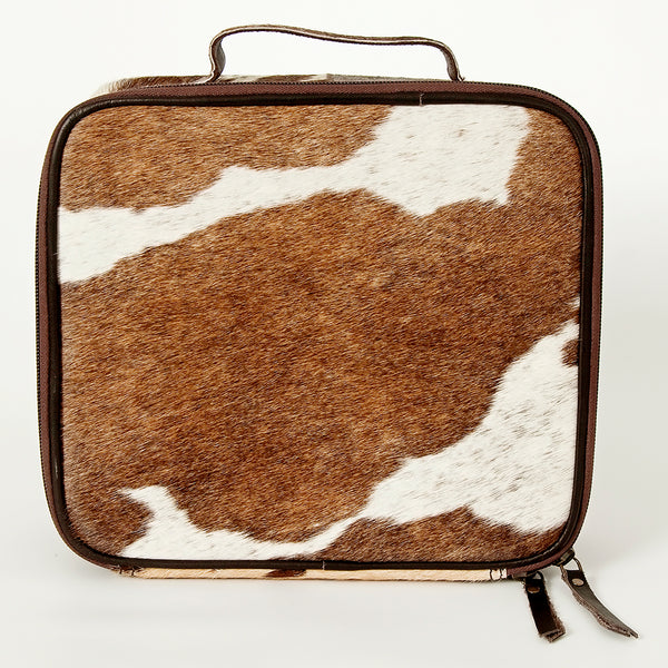 ADBGA225 American Darling Hair on Hide Makeup Bag Western Leather Travel Case