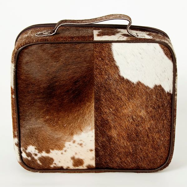 ADBGA225 American Darling Hair on Hide Makeup Bag Western Leather Travel Case
