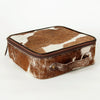 ADBGA225 American Darling Hair on Hide Makeup Bag Western Leather Travel Case