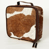 ADBGA225 American Darling Hair on Hide Makeup Bag Western Leather Travel Case