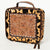 ADBGA227 American Darling Leopard Cowhide Tooled Leather Whipstitched Jewelry Case