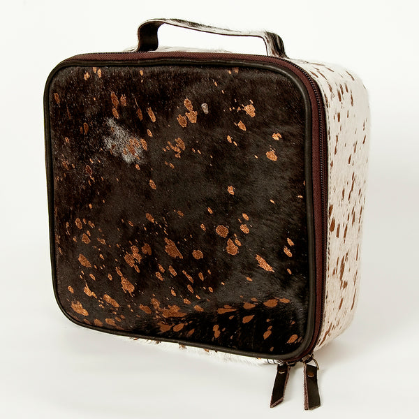ADBGA228 American Darling Metallic Cowhide Makeup Bag Travel Case Organizer