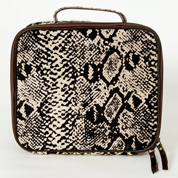 ADBGA229 American Darling Hair-On Cowhide Genuine Leather Jewelry Case Organizer