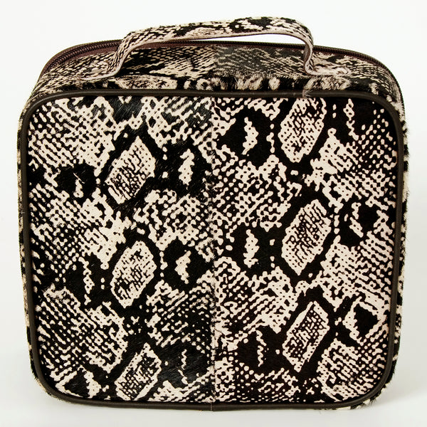ADBGA229 American Darling Hair-On Cowhide Genuine Leather Jewelry Case Organizer