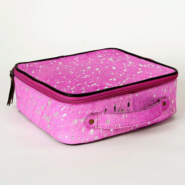 ADBGA232 American Darling Handcrafted Hair-On Cowhide Genuine Leather Jewelry Case
