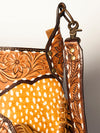 ADBGA234 American Darling Hand Tooled Hair-On Cowhide Large Cross body Bag Fringe