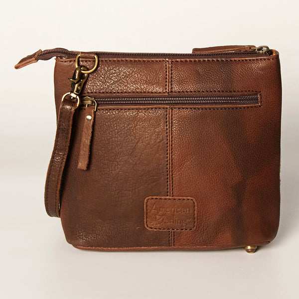 ADBGA236 American Darling Kilim & Leather Crossbody Bag - Western Saddle Purse