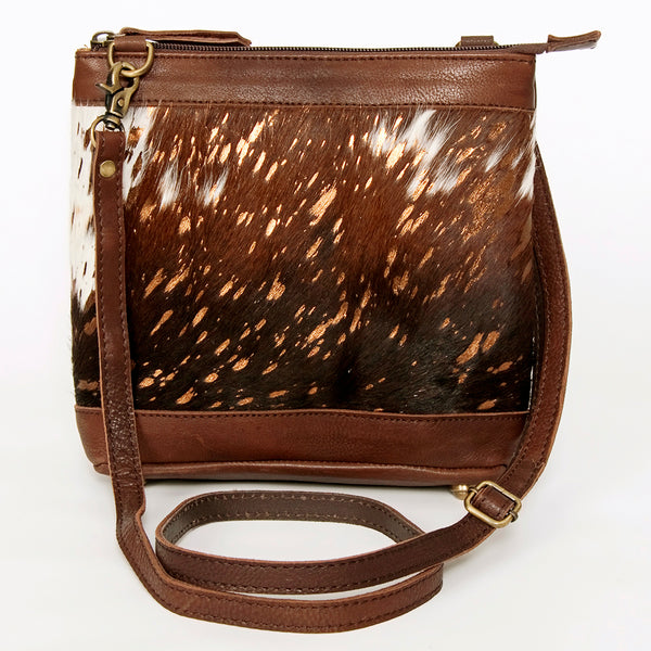 ADBGA236 American Darling Hair-On Cowhide Large Cross body Bag Genuine Leather