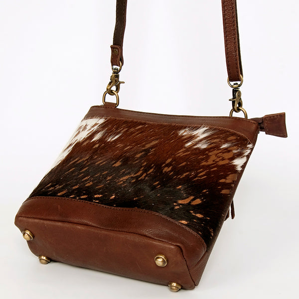 ADBGA236 American Darling Hair-On Cowhide Large Cross body Bag Genuine Leather