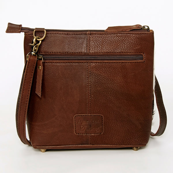 ADBGA236 American Darling Hair-On Cowhide Large Cross body Bag Genuine Leather