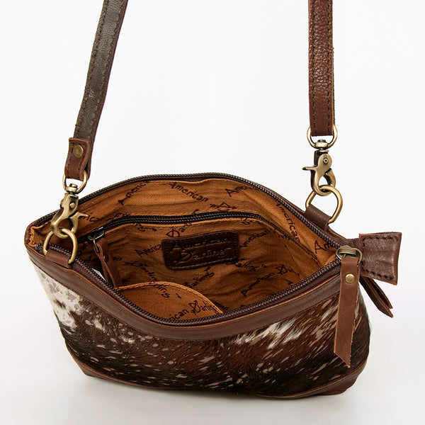 ADBGA236 American Darling Hair-On Cowhide Large Cross body Bag Genuine Leather