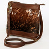 ADBGA236 American Darling Hair-On Cowhide Large Cross body Bag Genuine Leather