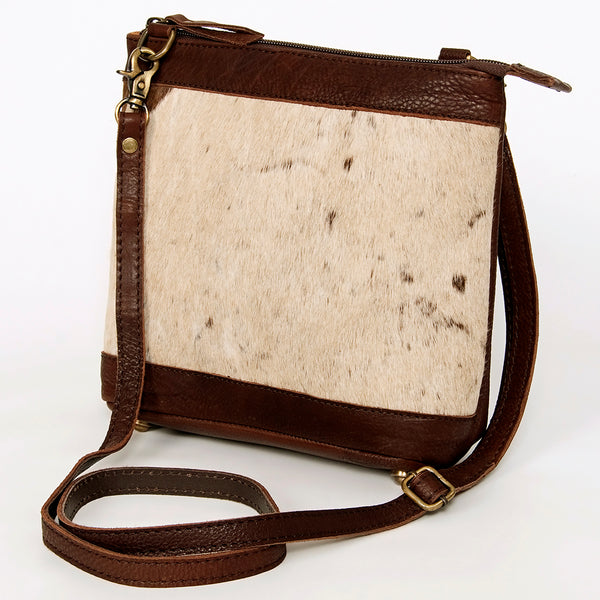 ADBGA236 American Darling Hair-On Cowhide Large Cross body Bag Genuine Leather