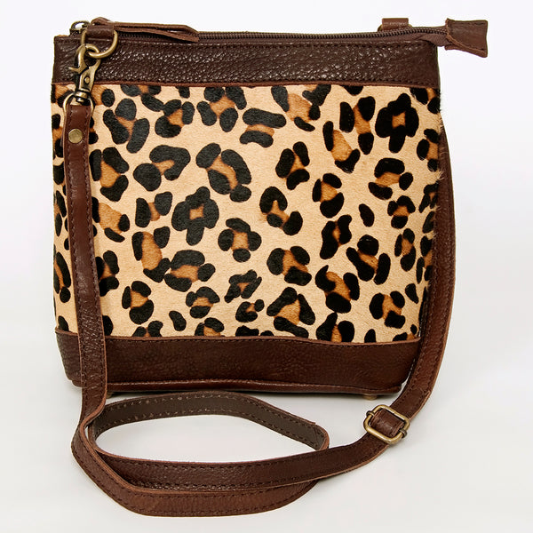 ADBGA236 American Darling Hair-On Cowhide Large Cross body Bag Genuine Leather